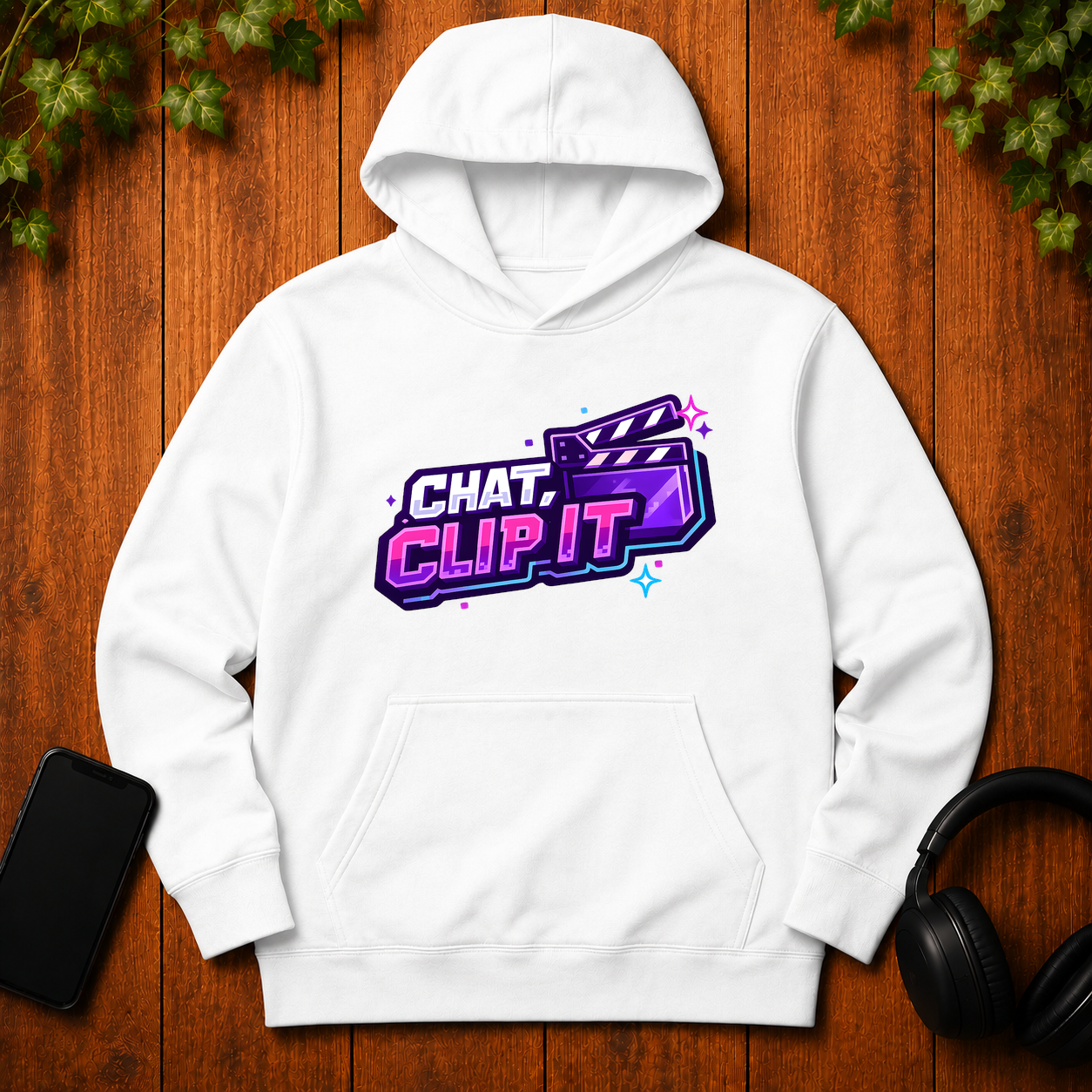 Chat, Clip It - Hoodie