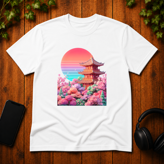 Low Poly Blossom - T-Shirt