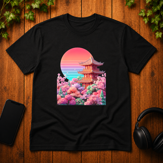 Low Poly Blossom - T-Shirt