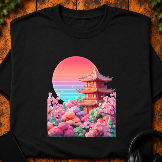 Low Poly Blossom - T-Shirt