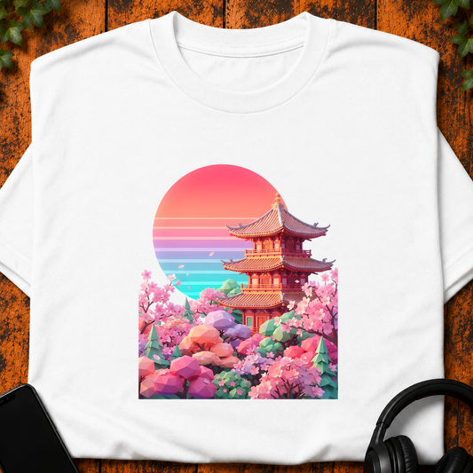 Low Poly Blossom - T-Shirt