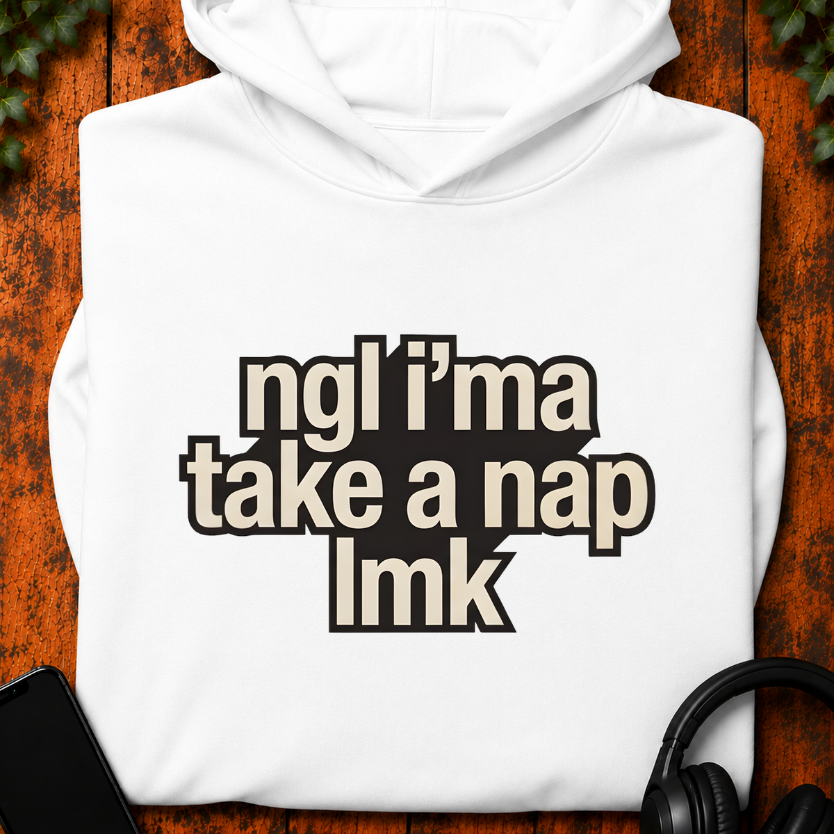 ngl I'ma take a nap lmk - Hoodie