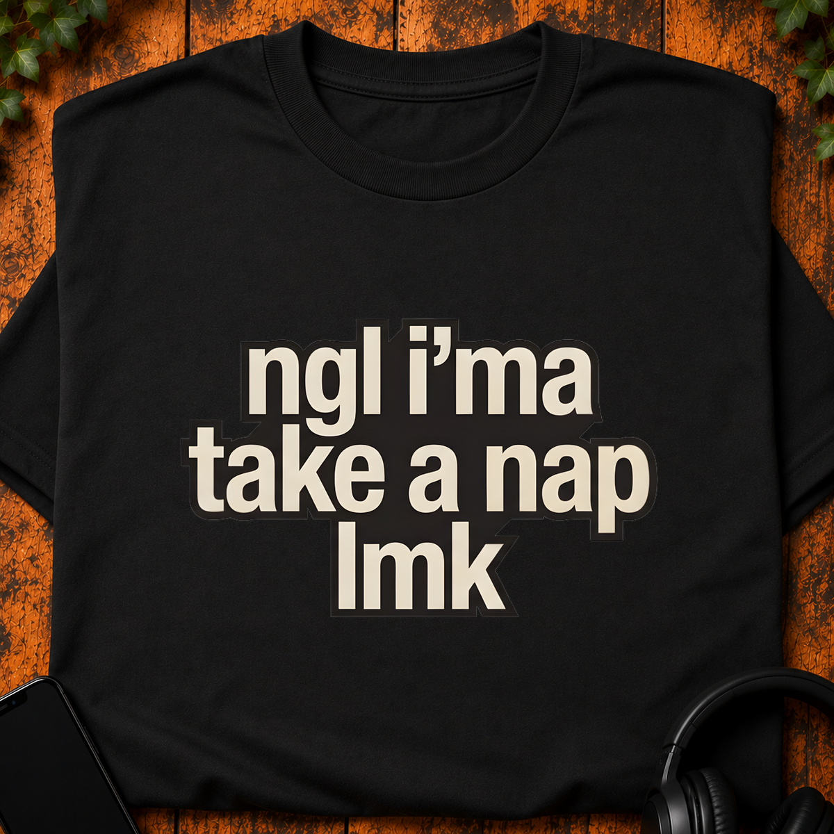 ngl I'ma take a nap lmk - T-shirt