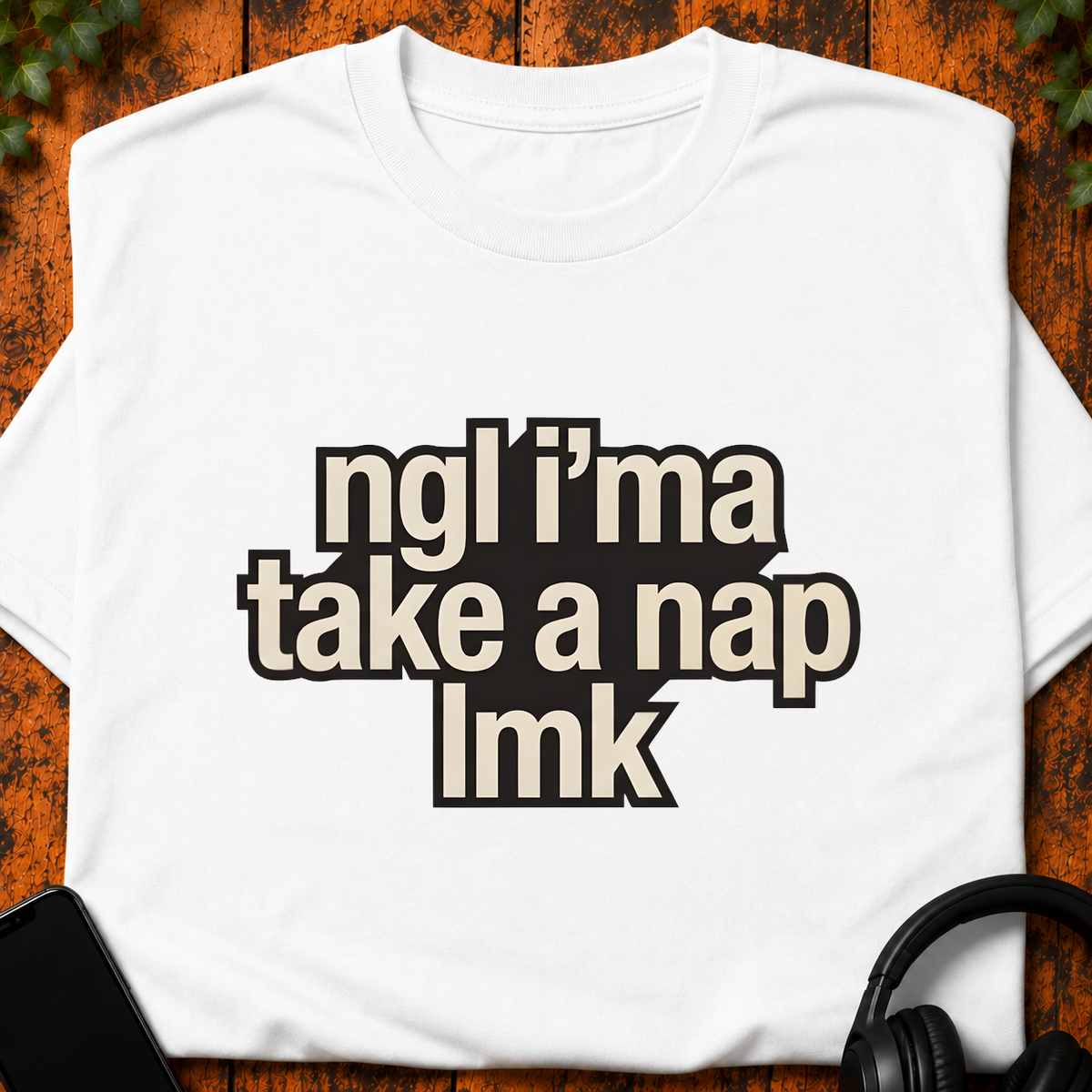 ngl I'ma take a nap lmk - T-shirt